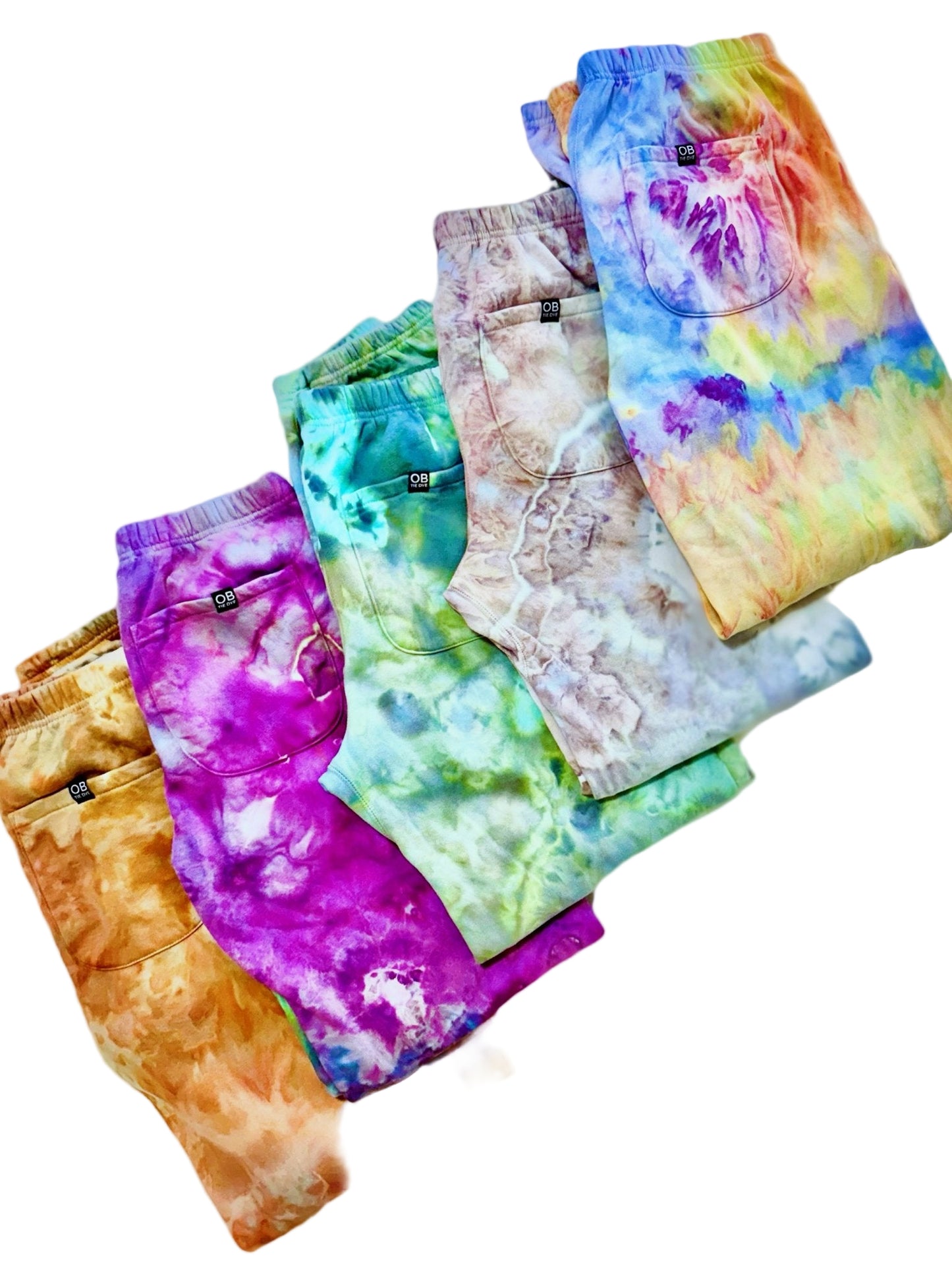 Unisex Hand Dyed Sweatpants - OB Tie Dye -