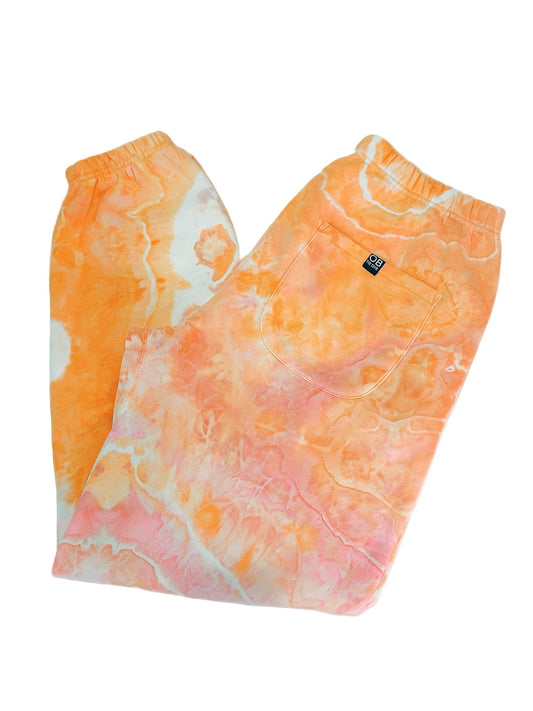Unisex Sweatpants – Hand Ice - Dyed - OB Tie Dye -