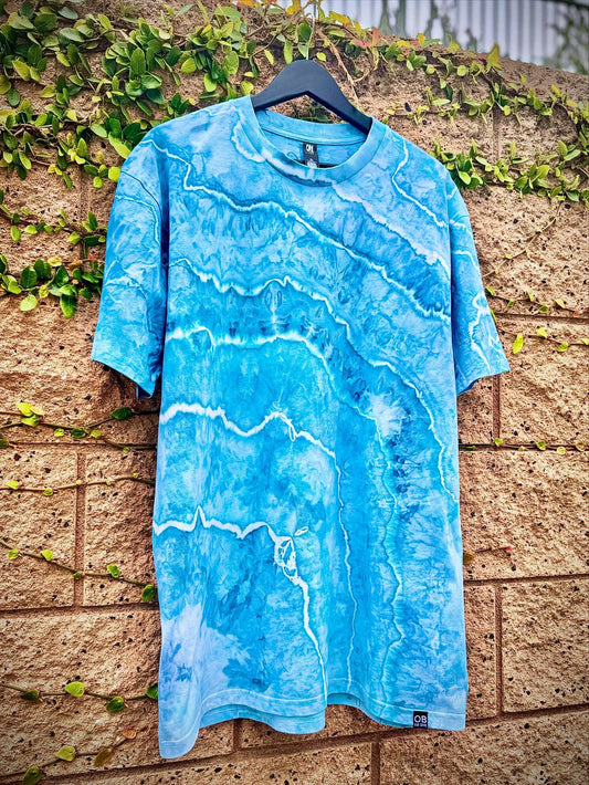 Unisex Tee – Hand Ice - Dyed - OB Tie Dye - 
