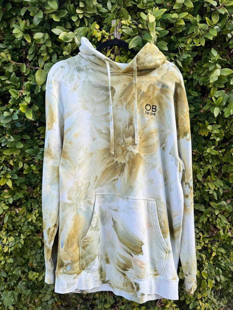 Custom OB TIE DYE Embroidered Hoodie