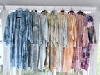 Hand Ice-Dyed Kimono Robe