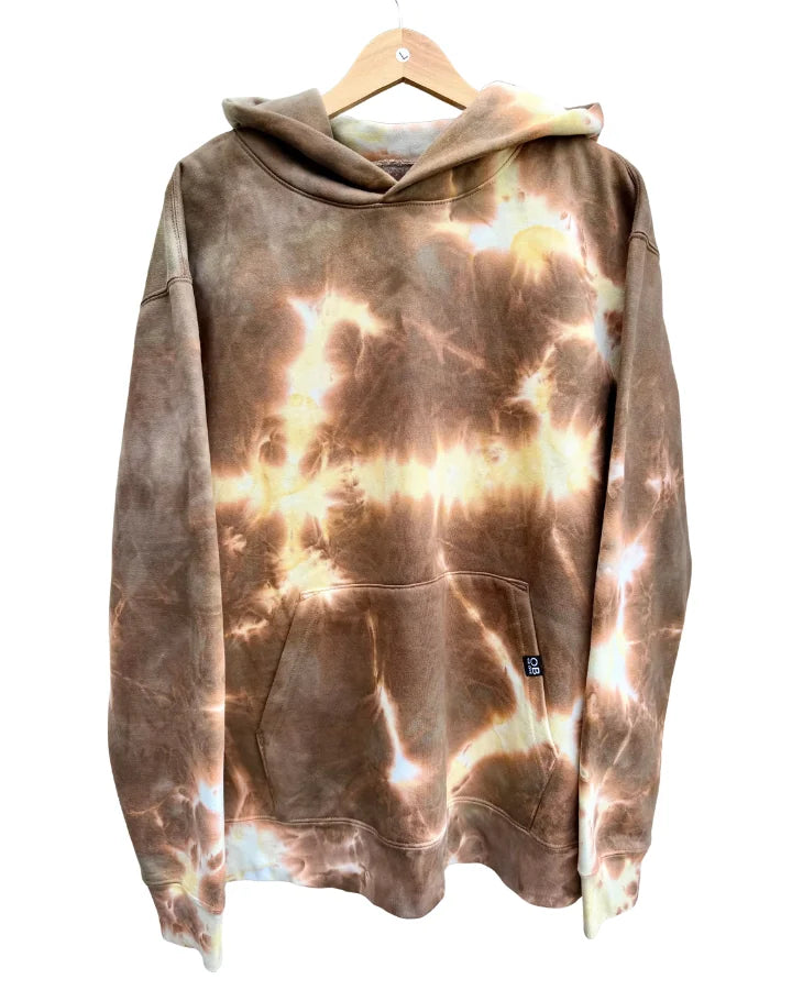 One-of-One Ice-Dyed Hoodie (L), San Diego Padres Brown & Gold