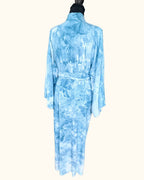 Hand Ice-Dyed Kimono Robe