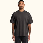 Hand-dyed ice dye hand ice dyed oversized tee one of a kind from san diego with organic, coastal-inspired color pattern