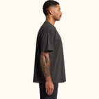 Hand-dyed ice dye hand ice dyed oversized tee one of a kind from san diego with organic, coastal-inspired color pattern