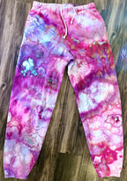 One-of-One Ice-Dyed Sweatpants (M), Orchid & Pink