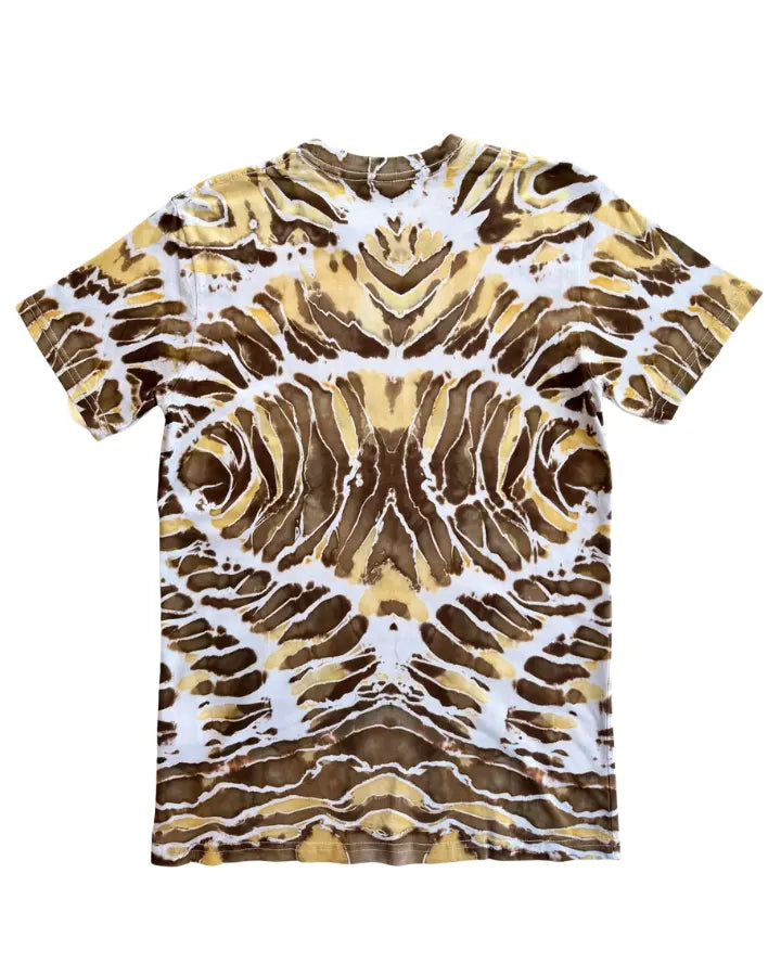 One-of-One Ice-Dyed Tee (S), San Diego Padres Brown & Gold