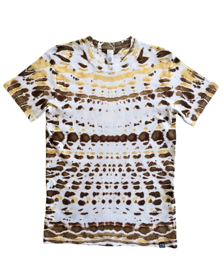 One-of-One Ice-Dyed Tee (S), San Diego Padres Brown & Gold