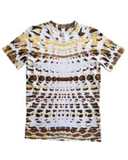 One-of-One Ice-Dyed Tee (S), San Diego Padres Brown & Gold