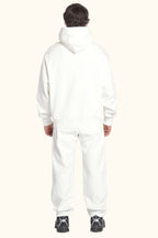 Hand-dyed ice dye ice dyed sweatpants with organic, coastal-inspired color pattern