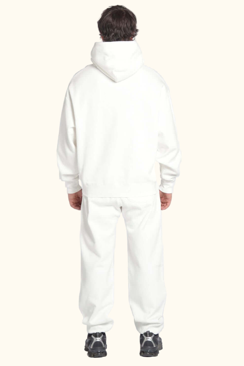 Hand-dyed ice dye ice dyed sweatpants with organic, coastal-inspired color pattern