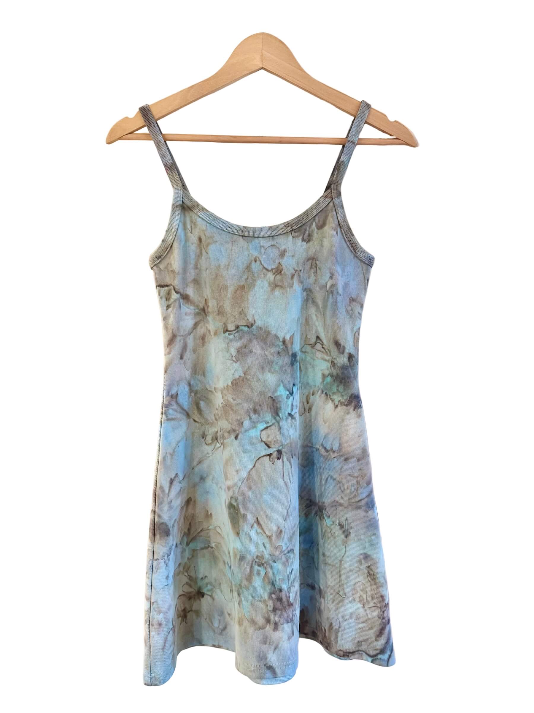 Heavy Rib Spaghetti Strap Mini Dress