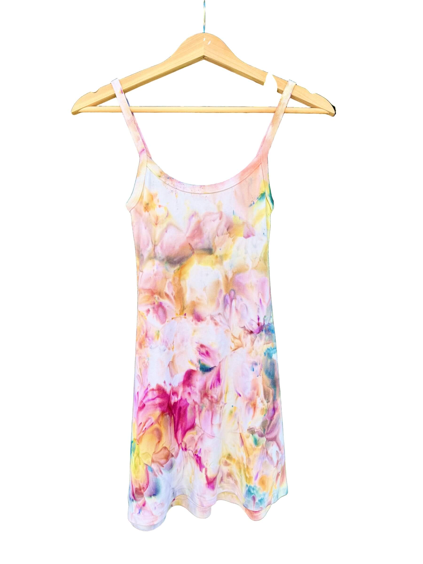 Heavy Rib Spaghetti Strap Mini Dress