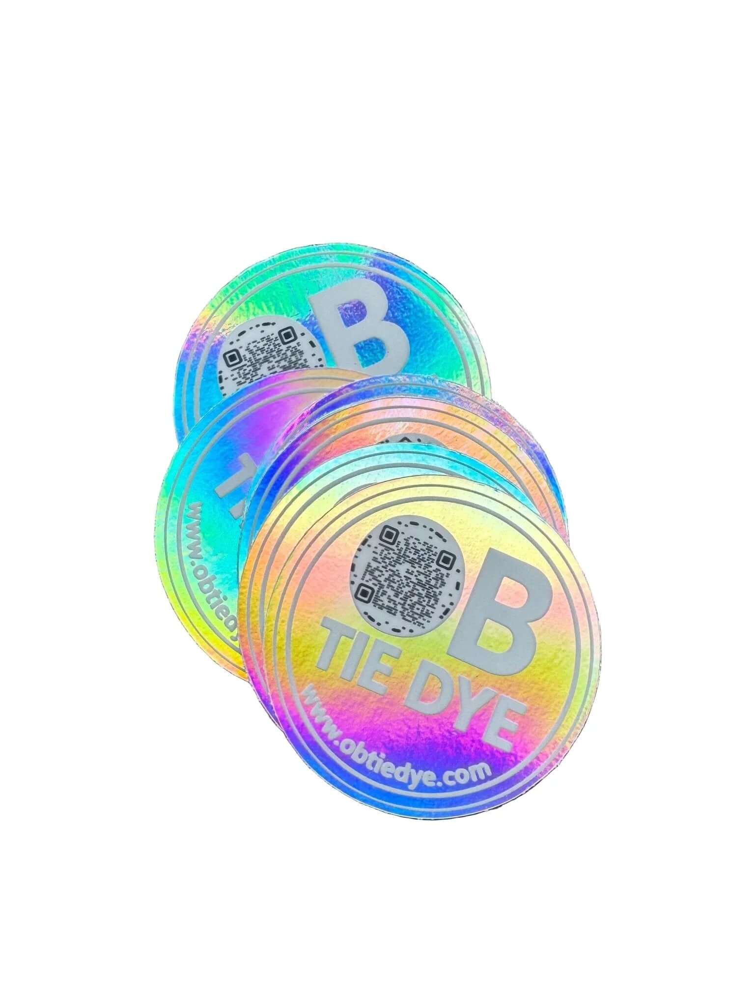OB Tie Dye Holographic Sticker