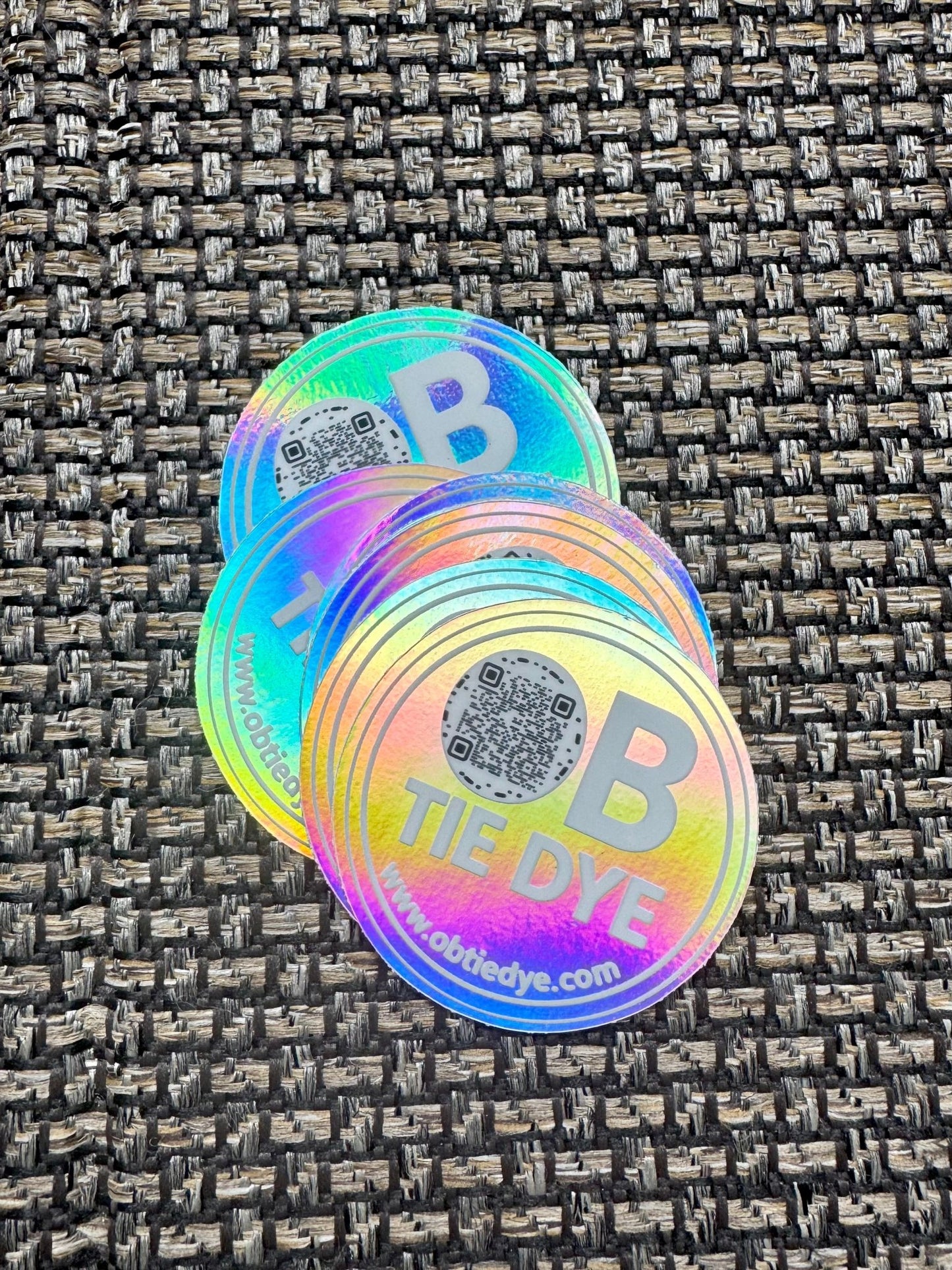 OB Tie Dye Holographic Sticker - OB Tie Dye - 