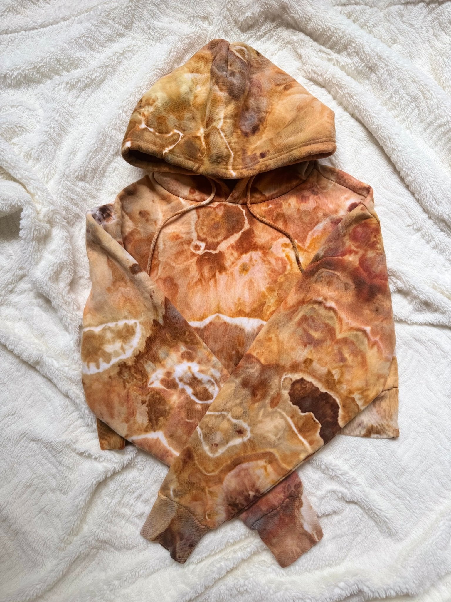 Women's Hand Dyed Cropped Hoodie - OB Tie Dye - 