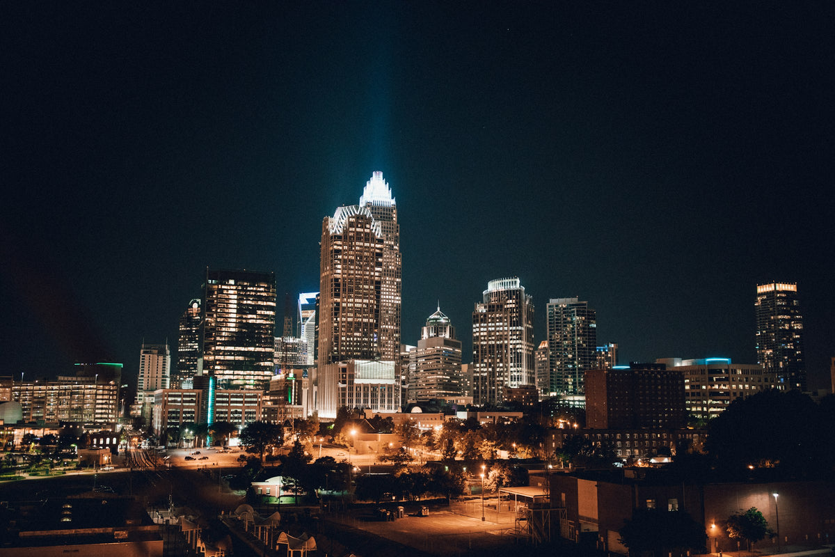 The Charlotte, North Carolina skyline